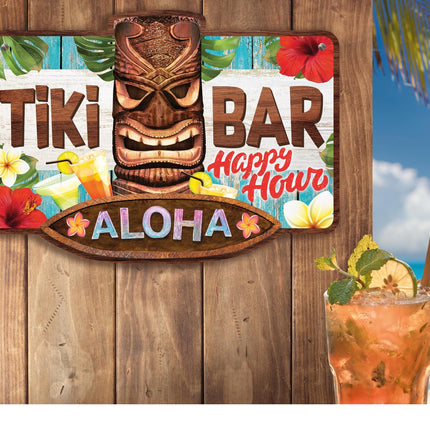 Hawaii Tallrik Tiki Bar 35cm
