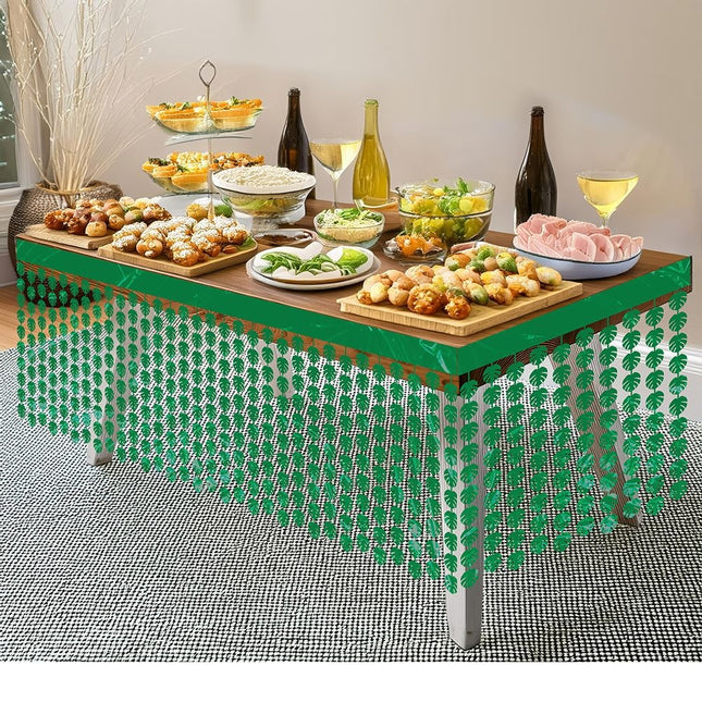 Hawaii Bordsduk Grön Palm Leaves 4m