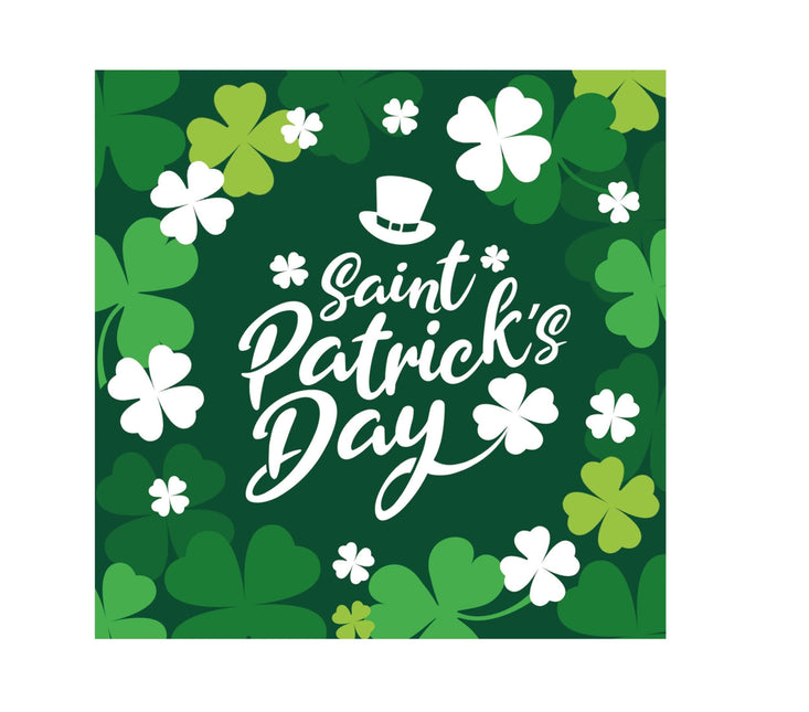St Patrick's Day Servetter 33cm 12st