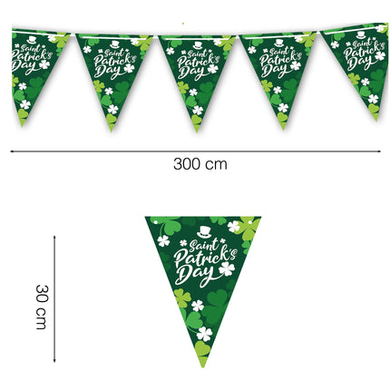 St Patrick's Day Girlande 3m