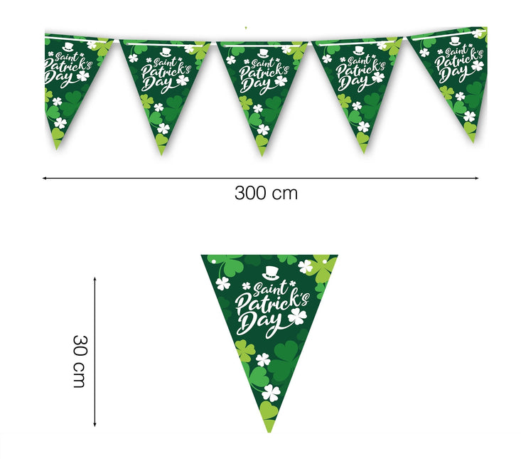 St Patrick's Day Girlande 3m