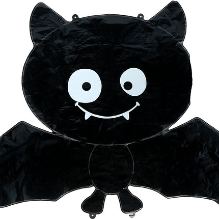 Halloween-heliumballong – fladdermus, tom, 75 cm