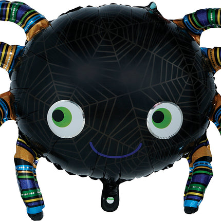 Halloween-heliumballong – spindel, tom, 75 cm