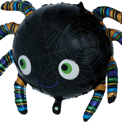 Halloween-heliumballong – spindel, tom, 75 cm