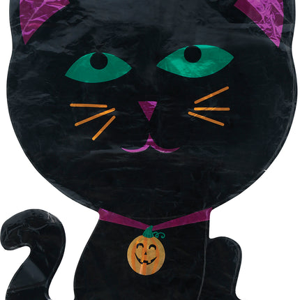 Halloween-heliumballong – katt, tom, 60 cm