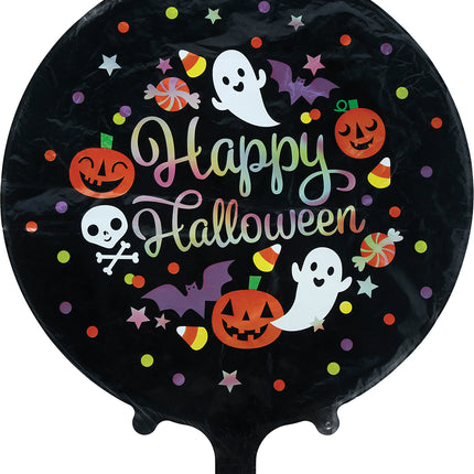 Halloween-heliumballong, färgad, tom, 50 cm