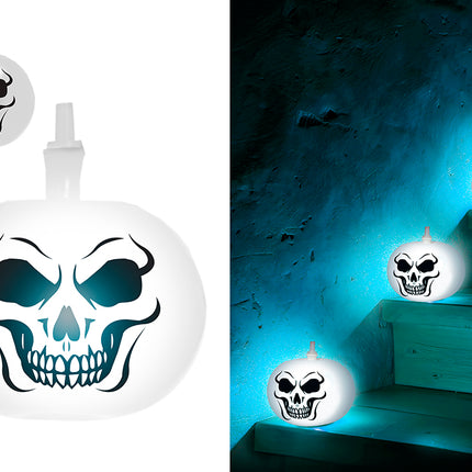 Halloween-ballonger – pumpa med ljus, 20 cm