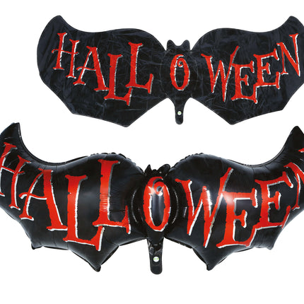 Halloween-folieballong, fladdermus, tom, 1 m