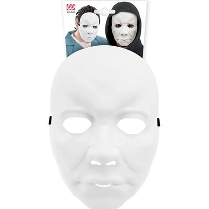 MASK FÖR MÄN – HÅRD PLAST, VIT