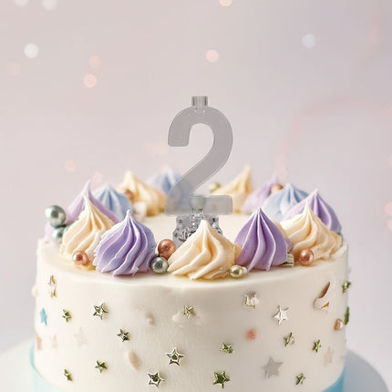 Ljusstake 2 år Led 13cm