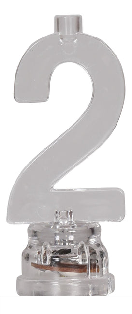 Ljusstake 2 år Led 13cm