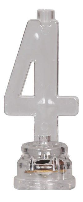 Ljusstake 4 år Led 13cm