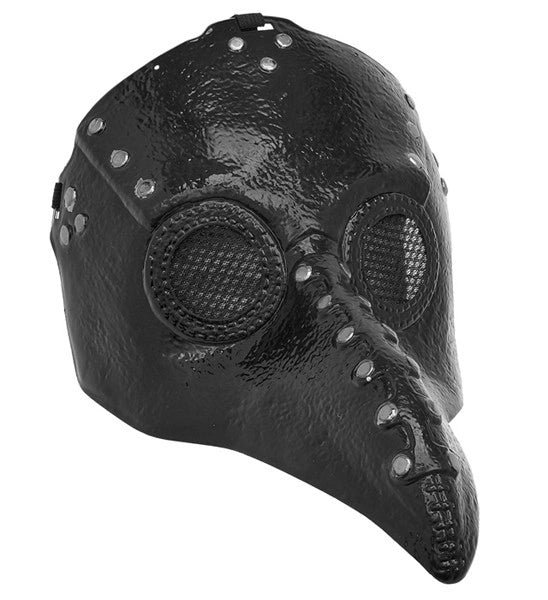 Halloween-mask som pestläkare