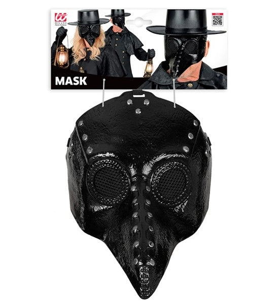 Halloween-mask som pestläkare