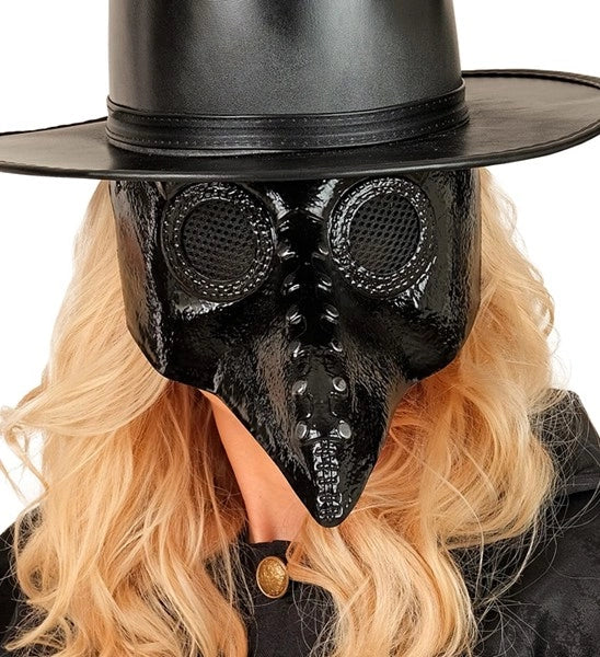 Halloween-mask som pestläkare