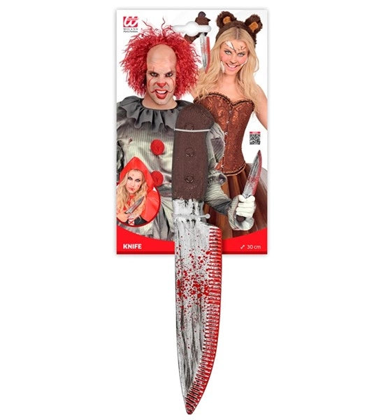Halloween-kniv, blodig, leksak