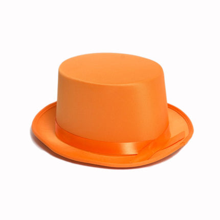 Tall Hat Satin Orange
