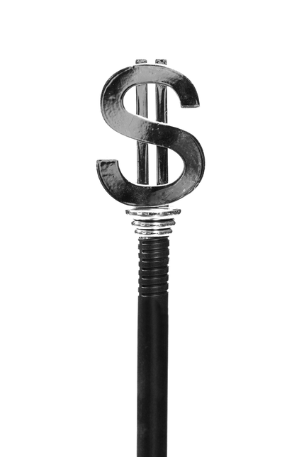 Silver Dollar Stick - 3 delar 105 cm