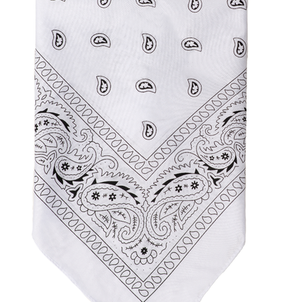 Vit bandana 52cm
