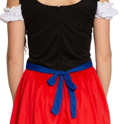 Rode Dirndl Jurk Oktoberfest Anna