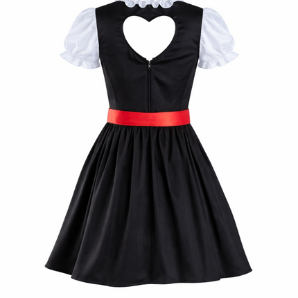 Röd dirndl-klänning till Oktoberfest – Rosalie