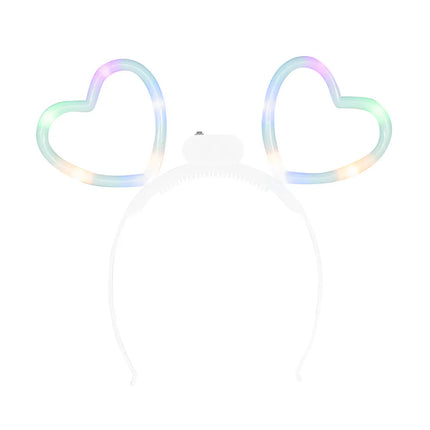 LED-diadem Glowing hearts