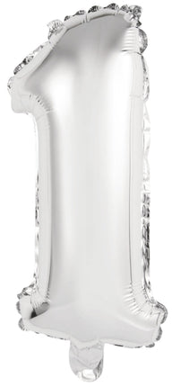 Folieballong - Mini Figure 1 - Silver - 35 x 16 cm