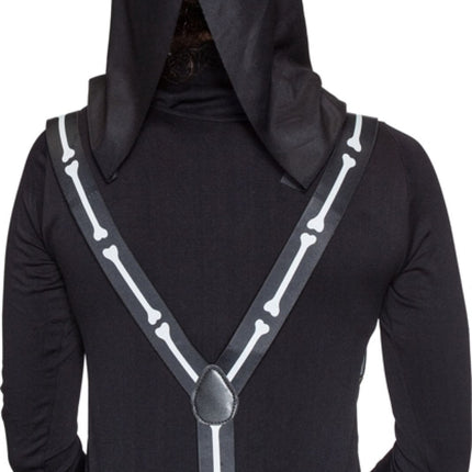 Skelettmask i silver
