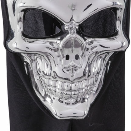 Skelettmask i silver