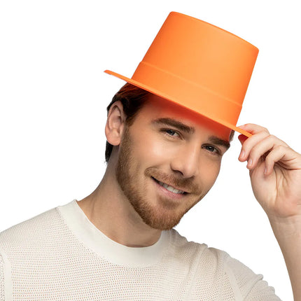 Neon Hoed Oranje