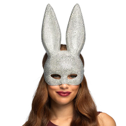 Halvmask Bunny diamant