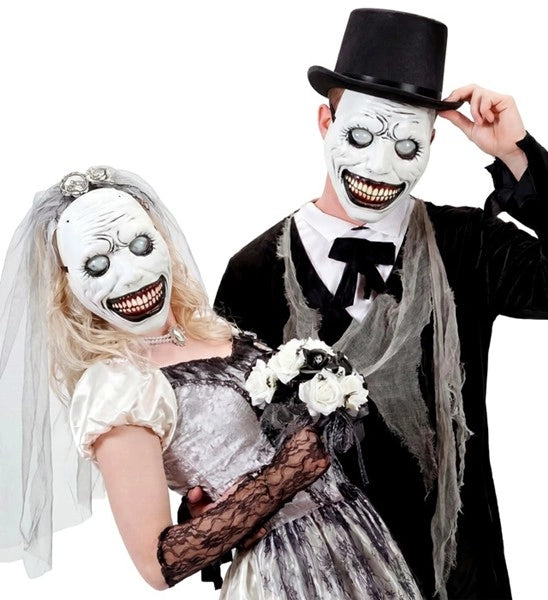 Halloween-monstermask med utstående ögon