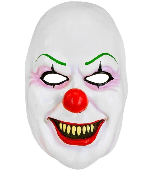 Halloween-mask: Den elaka clownen, latex
