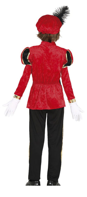 Pietenpak Kind Röd/Guld