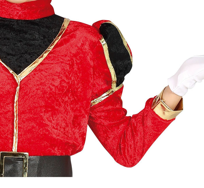 Pietenpak Kind Röd/Guld