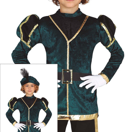 Pietenpak Kind Grön/Guld