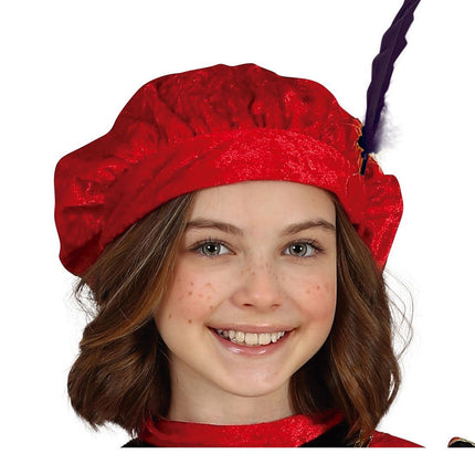 Pietenpak Klänning Barn Röd/Guld