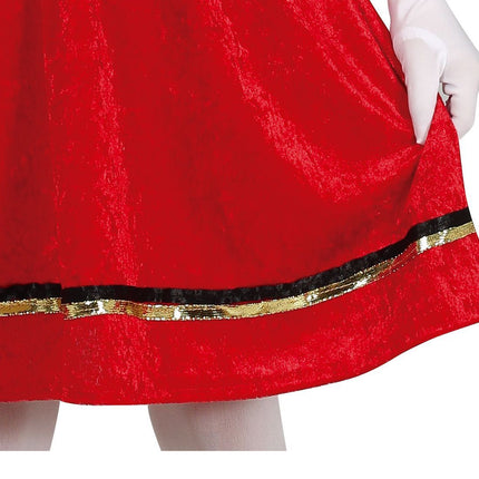 Pietenpak Klänning Barn Röd/Guld