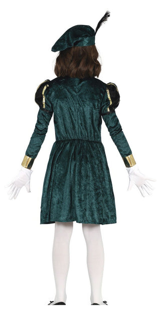 Pietenpak Klänning Barn Grön/Guld