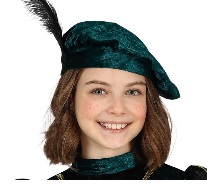 Pietenpak Klänning Barn Grön/Guld