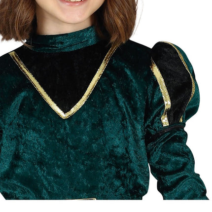 Pietenpak Klänning Barn Grön/Guld