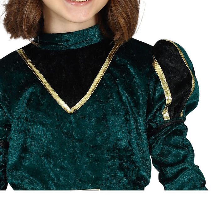 Pietenpak Klänning Barn Grön/Guld