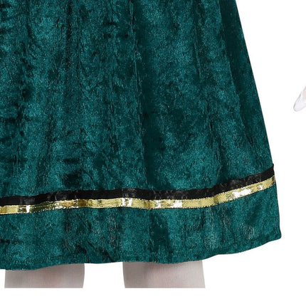 Pietenpak Klänning Barn Grön/Guld