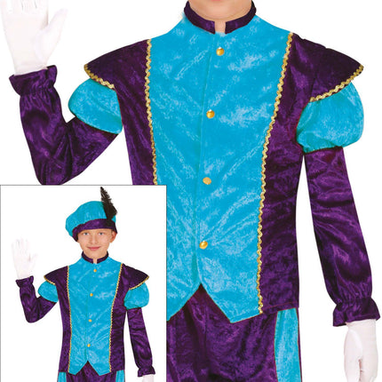 Pietenpak Kind Ljusblå/lila