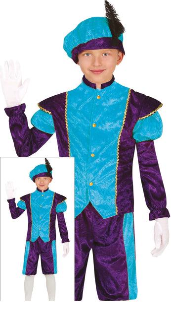 Pietenpak Kind Ljusblå/lila