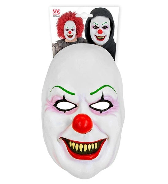 Halloween-mask: Den elaka clownen, latex