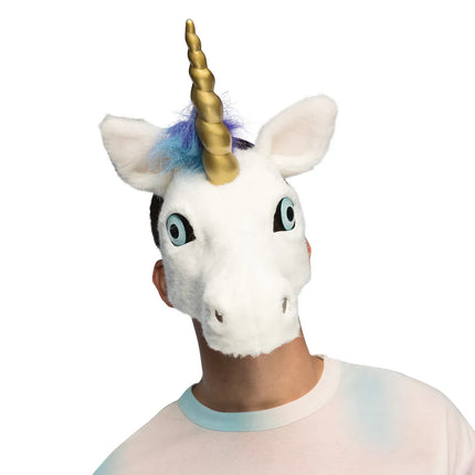 Unicorn Masker Pluche