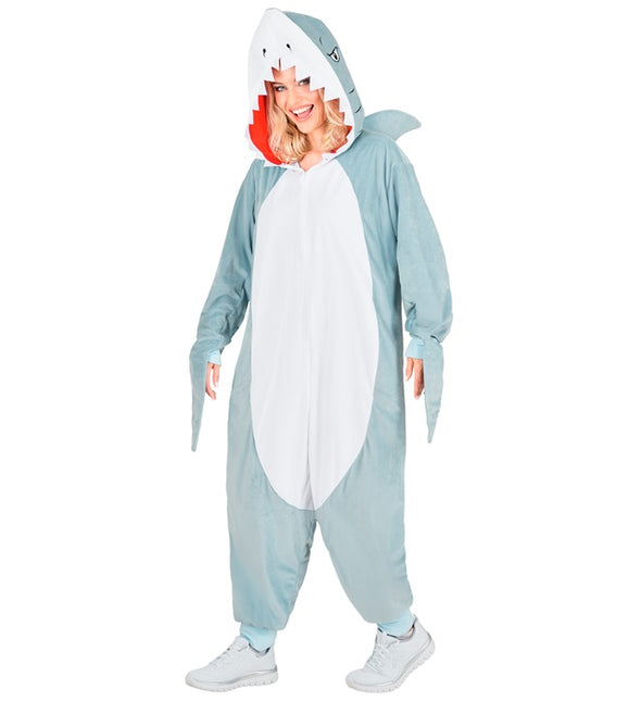 Shark Jumpsuit med huva