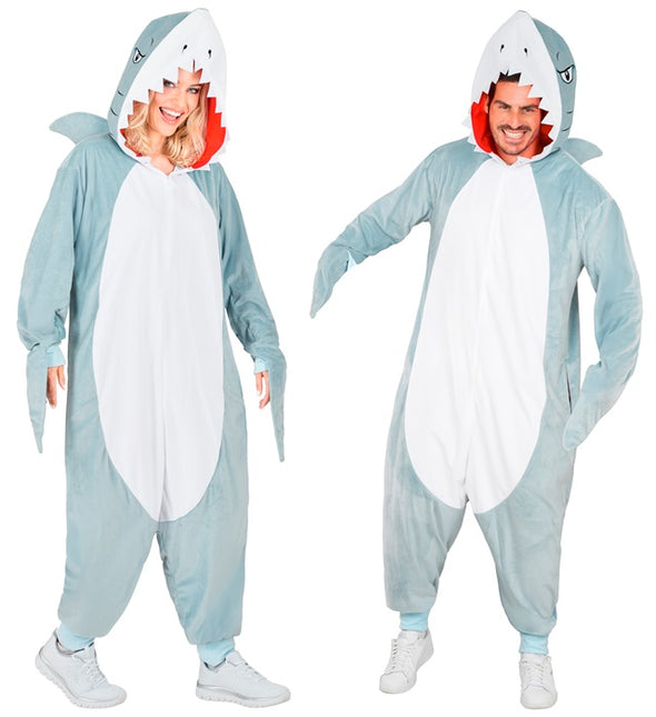 Shark Jumpsuit med huva
