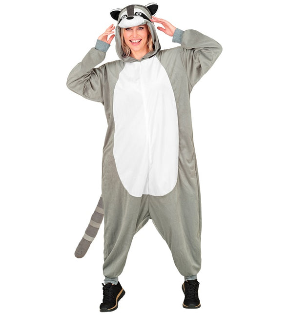 Jumpsuit med huva - Raccoon
